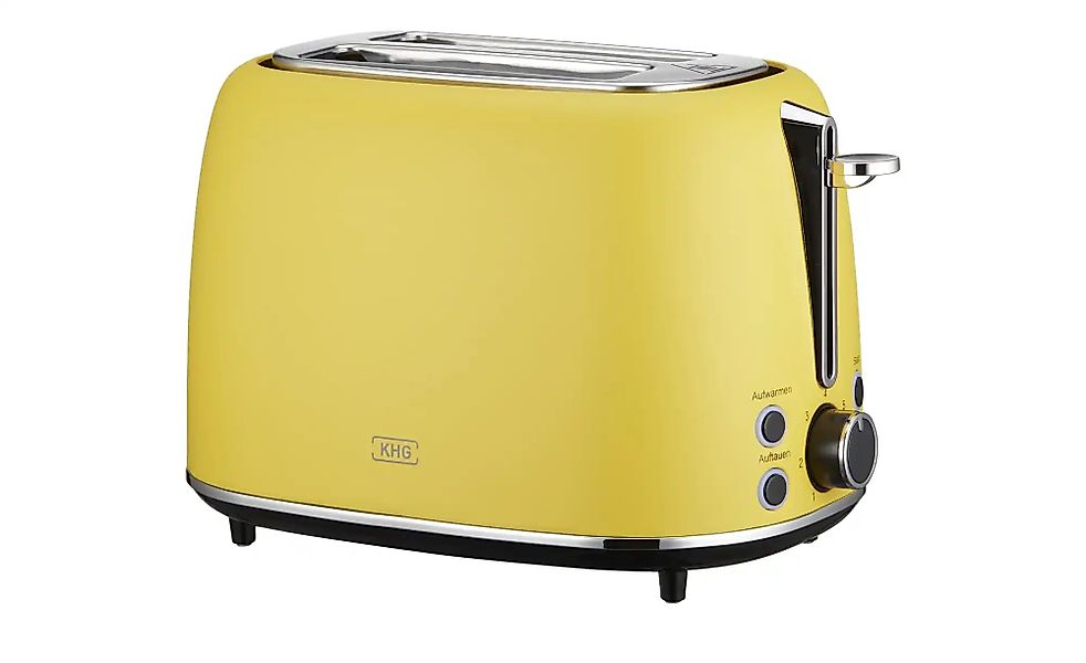 KHG Toaster  TO-930 (GE) ¦ gelb ¦ Edelstahl,Metall lackiert,Kunststoff ¦ Ma günstig online kaufen
