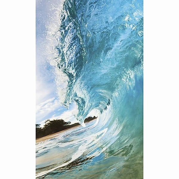 Fototapete OCEAN WAVE | MS-2-0213 | Blau | Digitaldruck auf Vliesträger günstig online kaufen