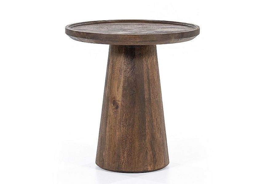 Maison ESTO Beistelltisch Couchtisch rund MARON Ø 46 cm Mangoholz günstig online kaufen
