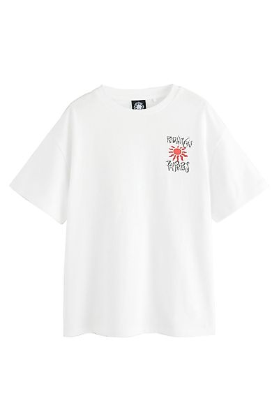 Next T-Shirt Oversized Fit T-Shirt, Red günstig online kaufen