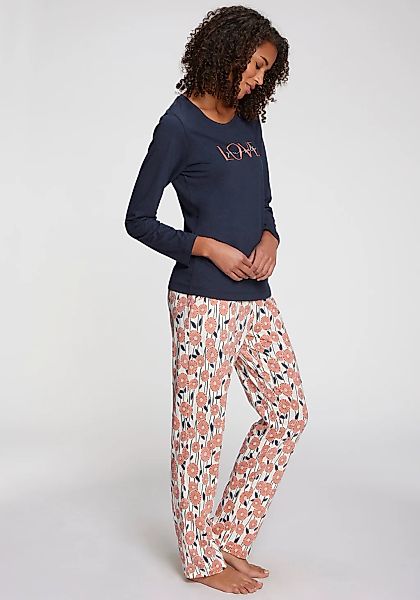 Vivance Dreams Pyjama 2 mit schönem Frontprint günstig online kaufen