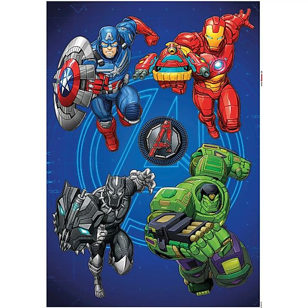 Komar Deko-Sticker Avengers Mech Strike 50 x 70 cm günstig online kaufen