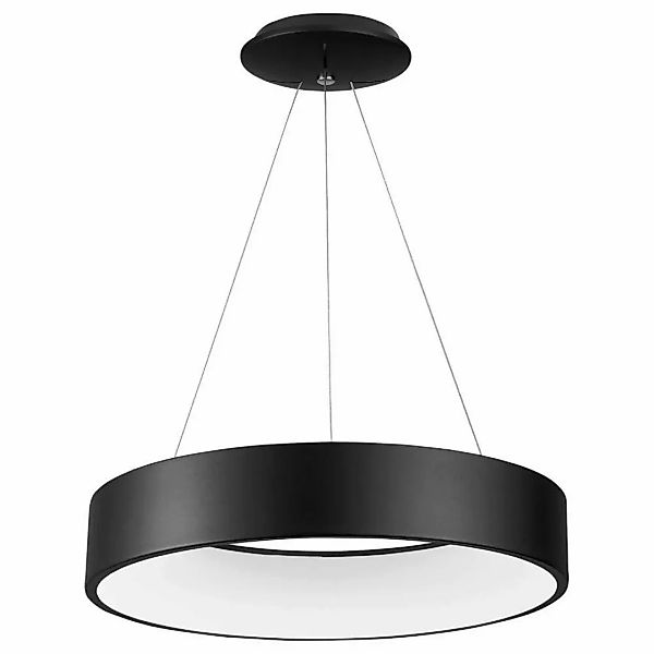 LED Pendelleuchte Rando in Schwarz 42W 2520lm günstig online kaufen