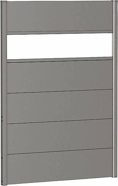 Biohort Sichtschutzelement 5 Metall-Paneele, 1 Acrylglas-Paneel und 2 Schie günstig online kaufen