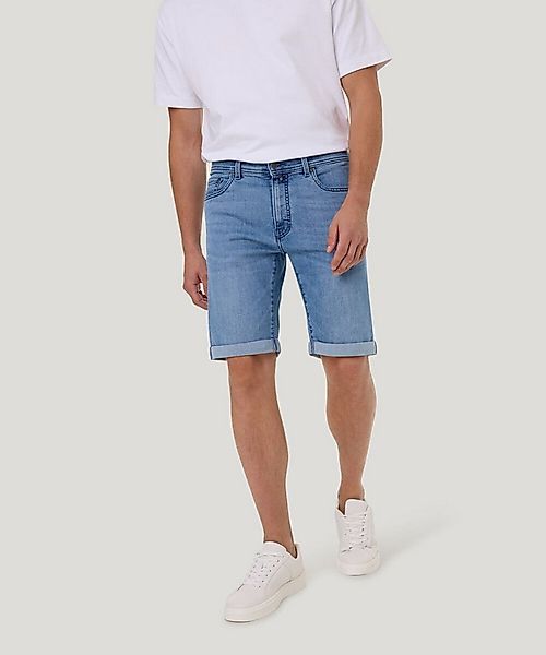 Pierre Cardin Jeansshorts Sisteron mit Dornschlaufe für die Gürtelschnalle günstig online kaufen