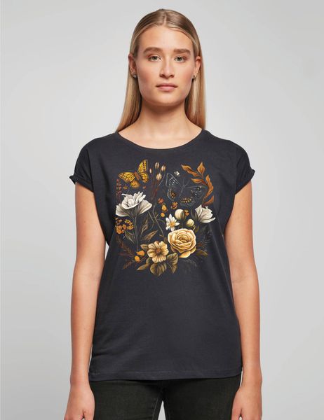 Youth Designz Print-Shirt "Flowers Botanic" Damen günstig online kaufen