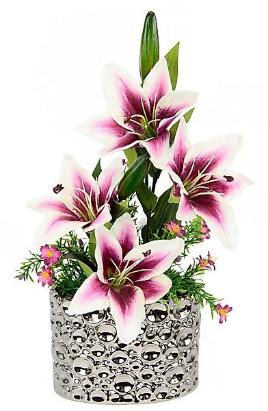 Kunstpflanze Lilien, I.GE.A., Höhe 44 cm, Arrangement im Topf günstig online kaufen