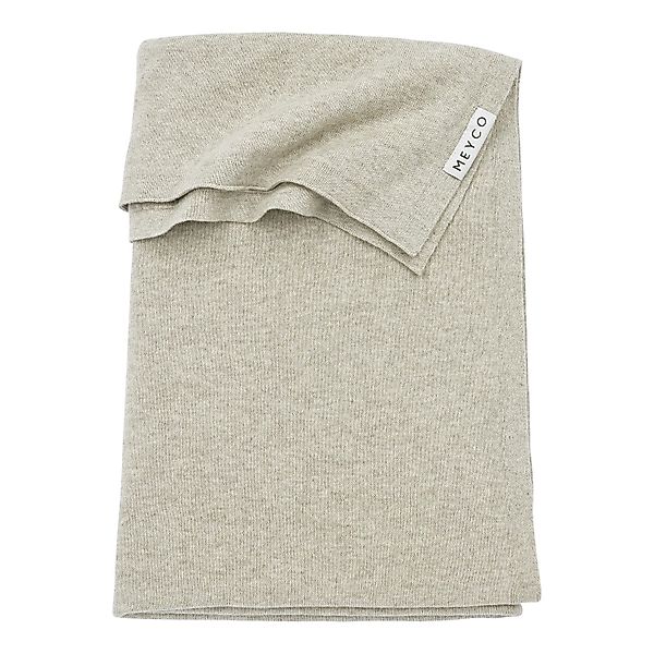 Babydecke 115 Sand Melange, Meyco Baby, günstig online kaufen