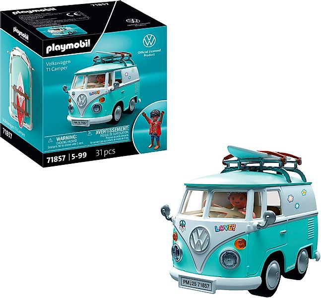 Playmobil® PLAYMOBIL X Volkswagen T1 Camper (71857), Cars Konstruktions-Spi günstig online kaufen