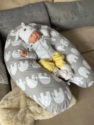 Loolay Stillkissen MINKY/ Baumwolle Seitenschläferkissen GRAU günstig online kaufen