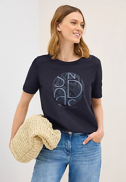 Cecil T-Shirt, mit Artwork günstig online kaufen