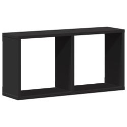vidaXL Regal Wandschrank 60x16x30 cm Schwarz günstig online kaufen