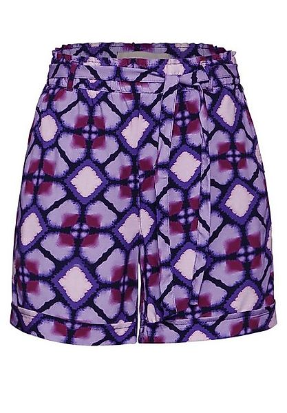 STREET ONE Stoffhose Style LTD QR Shorts Paperbag V, bellflower lilac günstig online kaufen
