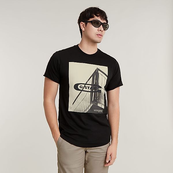 G-STAR T-Shirt HQ oldskool logo lash günstig online kaufen