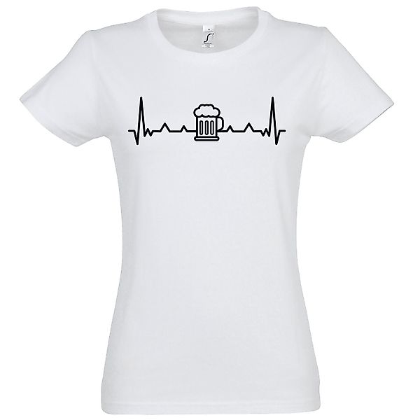 Youth Designz T-Shirt Herzschlag Bier Damen günstig online kaufen
