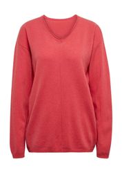 GOLDNER Strickpullover Basicpullover mit V-Ausschnitt Strickpullover günstig online kaufen