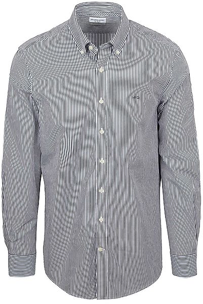 McGregor Hemd Poplin Streifen Navy - Größe S günstig online kaufen