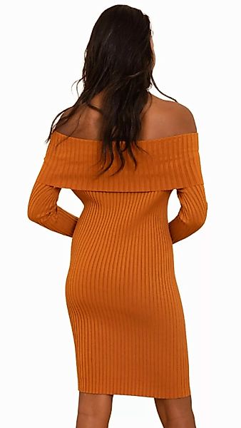 Charis Moda Strickkleid Strickkleid Langarm Feinripp günstig online kaufen