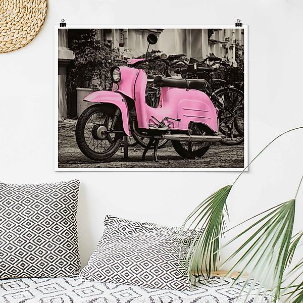 Poster Pinker Roller günstig online kaufen