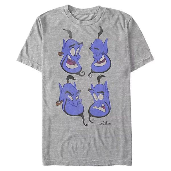 Disney - Aladdin - Genie Faces - Männer T-Shirt günstig online kaufen