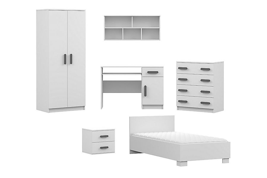 Deine Möbel 24 Jugendzimmer-Set INGE Jugendzimmer Jugendmöbel Kinderzimmer günstig online kaufen