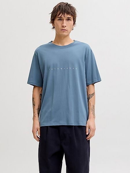 Jack & Jones Rundhalsshirt JJESTAR mit Pigmentprint und Baumwollgefühl Baum günstig online kaufen