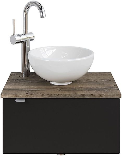Saphir Waschtisch "Serie 6915 Waschschale mit Unterschrank für Gästebad, Gä günstig online kaufen