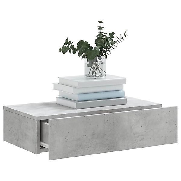 VidaXL TV-Schrank mit LED-Leuchten Betongrau 60x35x15,5 cm günstig online kaufen
