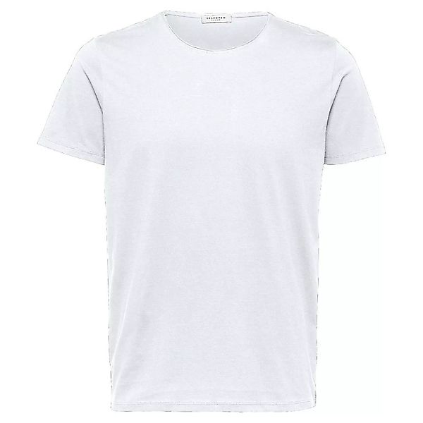 Selected Luke Kurzarm-t-shirt Mit O-ausschnitt S Bright White günstig online kaufen