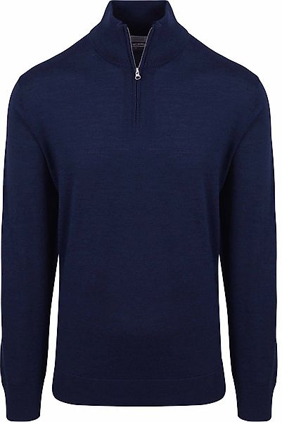 King Essentials The Michael Half Zip Pull Merino Navy - Größe S günstig online kaufen