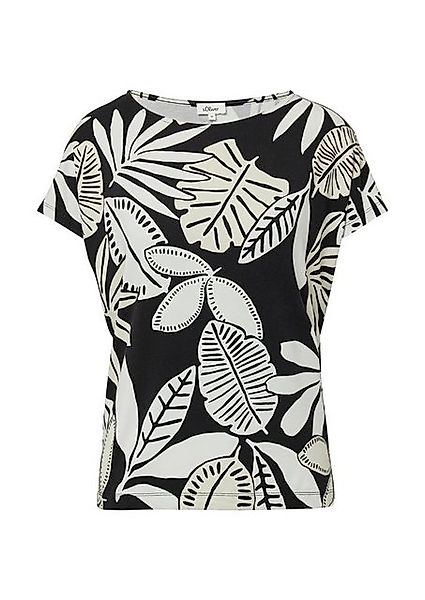 s.Oliver Shirttop Damen T-Shirt im Relaxed Fit - Kurzarmshirt günstig online kaufen