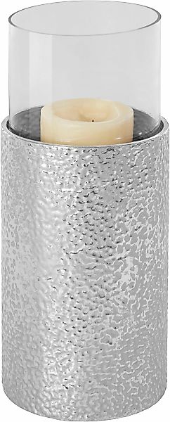 Home affaire Windlicht, (1 St.), Bodenwindlicht, aus Metall, mit Glaseinsat günstig online kaufen