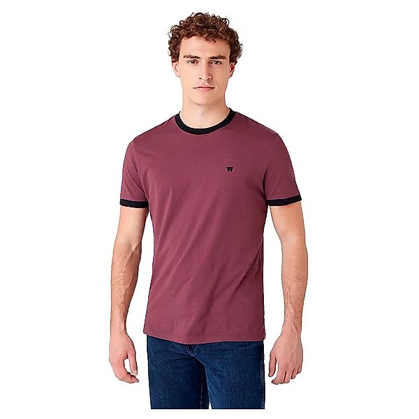 Wrangler Sign Off Kurzärmeliges T-shirt S Catawba Grape günstig online kaufen