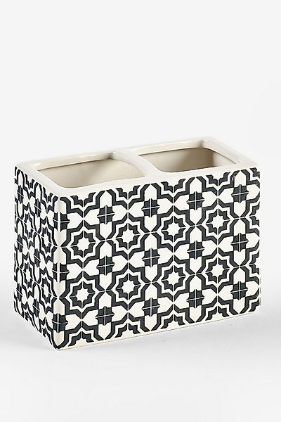 Next Zahnputzbecher Zahnbürstenbehälter im Geomuster günstig online kaufen