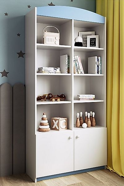 Bjird Bücherregal Babydream Doppel-Bücherregal, mit 8 offene Fächer, Aufbew günstig online kaufen