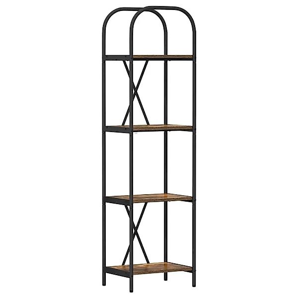 vidaXL Bücherregal Geräucherte Eiche 40 x 30 x 146 cm Holzwerkstoff 879877 günstig online kaufen