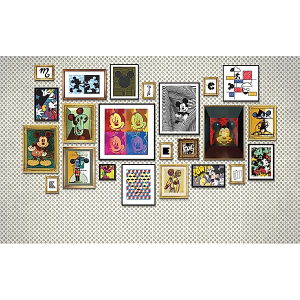 Komar Fototapete Vlies Mickey Art Collection  400 x 250 cm günstig online kaufen