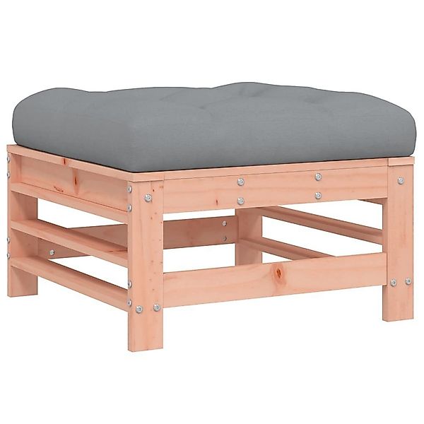vidaXL Sofaelement Gartenhocker mit Kissen 2 günstig online kaufen