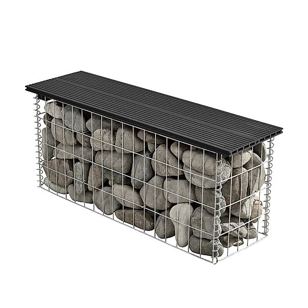 pro.tec Gartenbank, »Friesland« WPC Gabionenbank 100 günstig online kaufen