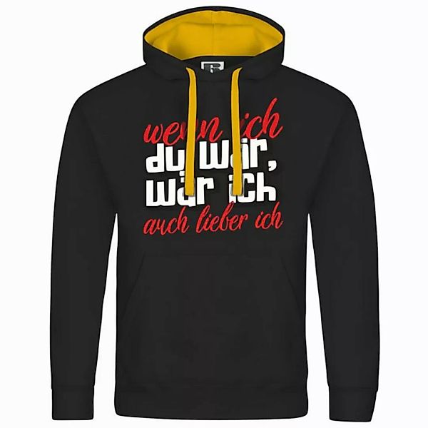 deinshirt Kapuzenpullover Herren Kapuzenpullover Wenn ich du wär wär ich au günstig online kaufen