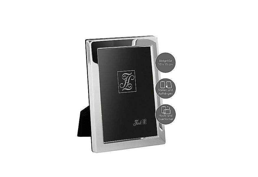 Fink Bilderrahmen CLASSIC - Rahmen - Glas/ Eisen - versilbert - Bildgröße 1 günstig online kaufen