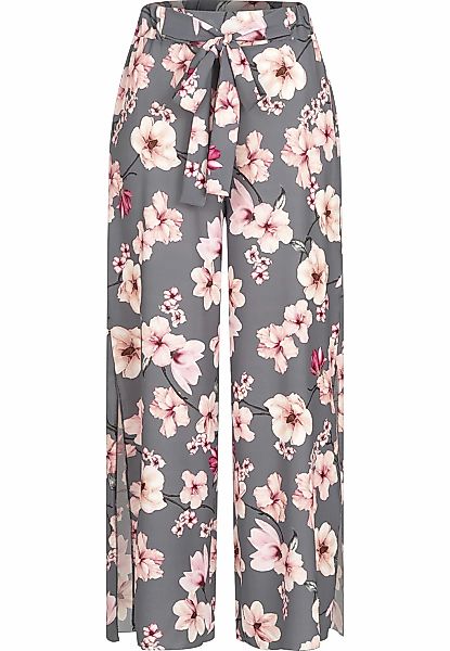 CLOUD 5IVE Stoffhose "CLOUD 5IVE High-Waist Sommerhose mit Blumen Print" günstig online kaufen