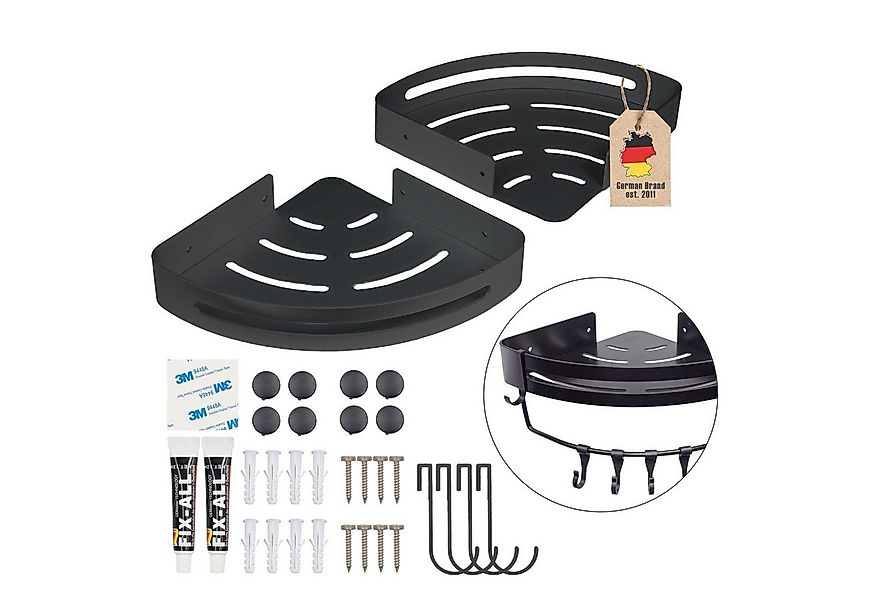 Intirilife Duschablage, 1-tlg., Duschregal 30 x 22.5 x 4.5 cm Badezimmer Ec günstig online kaufen