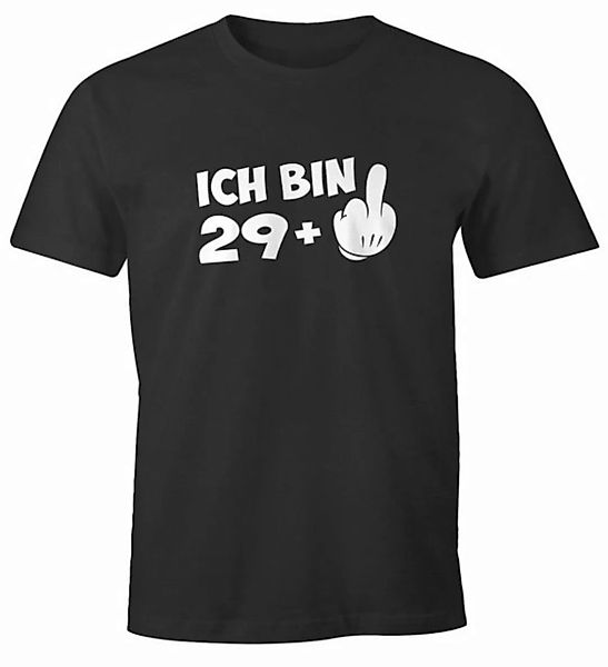 MoonWorks Print-Shirt Herren T-Shirt Geburtstag Ich bin 29 39 49 +1 Mittelf günstig online kaufen