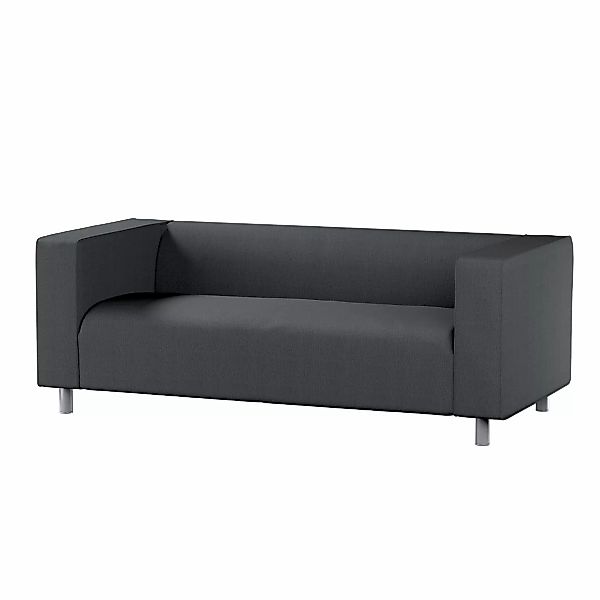 Bezug für Klippan 2-Sitzer Sofa, stahlgrau, Sofahusse, Klippan 2-Sitzer, Ch günstig online kaufen