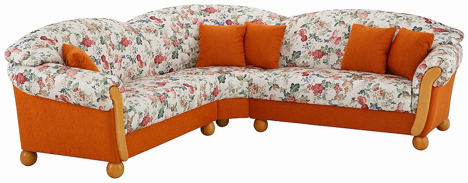 Home affaire Ecksofa "Milano, bequem mit Federkern, B/T/H 233/233/83cm, Lan günstig online kaufen