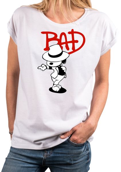 MAKAYA T-Shirt Damen Hundemotiv Bad Dog günstig online kaufen