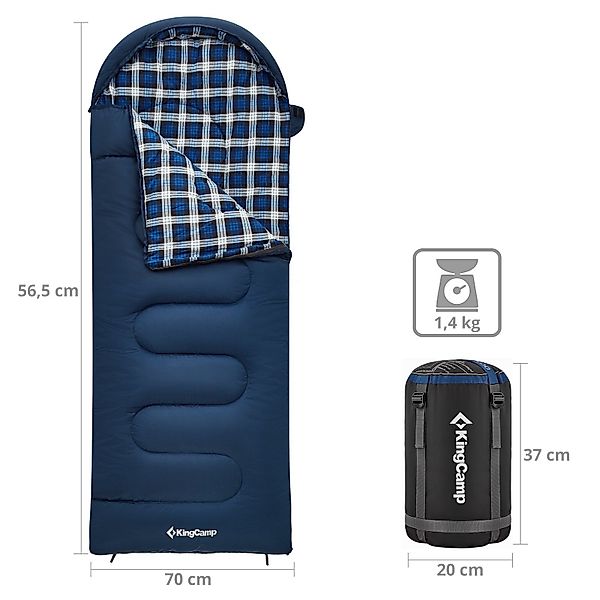 KingCamp Kinderschlafsack Kinderschlafsack Cloud 300 Winter, günstig online kaufen