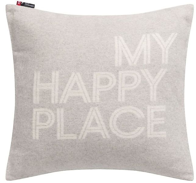 DAVID FUSSENEGGER Kissenhülle Silvretta 'my happy place' 50 x 50 cm günstig online kaufen