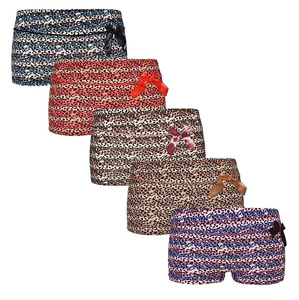Markenwarenshop-Style Panty 5 x Damen Boxershorts Slips Panty Hot Pants Hip günstig online kaufen